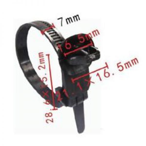 Push Mount Cable Tie/Loom Strap